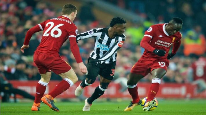 Diễn biến trận bóng giữa hai đội Newcastle vs Liverpool